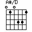 A#/D