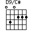 D9/C#