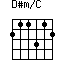 D#m/C