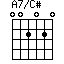 A7/C#