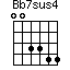 Bb7sus4