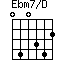 Ebm7/D