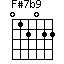 F#7b9