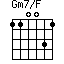 Gm7/F