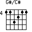 G#/C#