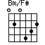 Bm/F#