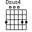 D(sus4)