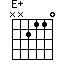E+
