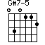 G#7-5