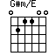 G#m/E