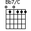 Bb7/C