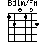 Bdim/F#