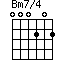 Bm7/4