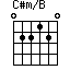 C#m/B