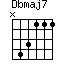 Dbmaj7