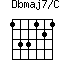 Dbmaj7/C