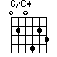 G/C#