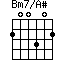 Bm7/A#
