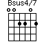 Bsus4/7