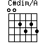 C#dim/A