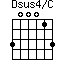 Dsus4/C