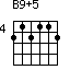 B9+5