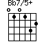 Bb7/5+