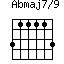 Abmaj7/9