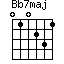 Bb7maj