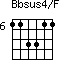 Bbsus4/F