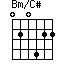 Bm/C#