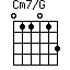 Cm7/G