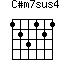 C#m7sus4