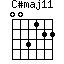 C#maj11
