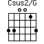 Csus2/G