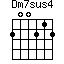 Dm7sus4