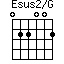 Esus2/G