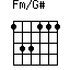 Fm/G#