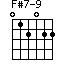F#7-9