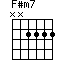 F#m7
