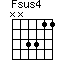 Fsus4