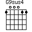 G9sus4