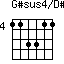 G#sus4/D#