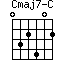 Cmaj7-C