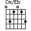 Cm/Eb