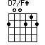 D7/F#