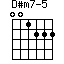 D#m7-5