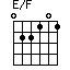 E/F
