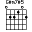 G#m7#5