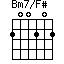 Bm7/F#